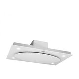 Klarstein Secret Service , stropna kuhinjska napa, odsesovalec pare, 220W, touch, steklo, LED, bela barva Cene