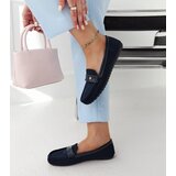 Gemre Navy blue fabric loafers Fombio | Shoptok.si