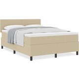  Krevet s uzglavljem s madracem Svijetlo zelena siva 140x200 cm Baršunasta tkanina | shoptok.hr