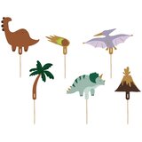 PARTY DECO podstavki za torte dinozavri, 8-12 cm | Shoptok.si