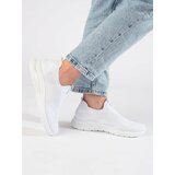 Shelvt Slip-on sneakers white cene