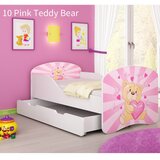 ACMA Dječji krevet s motivom + ladica 160x80 cm - 10 Pink Teddy Bear | shoptok.hr