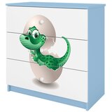 HAPPYKIDS Komoda Dreamy mali dinozaver Modra | Shoptok.si