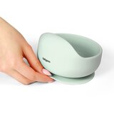 BabyOno Silikonska zdjelica s vakuumom 350 ml 6 m+, mint | shoptok.hr
