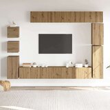  tv omara 9-delna stenski artisan hrast inženirski les, (21703840) | Shoptok.si