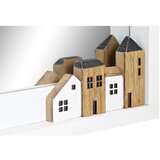 Zidno ogledalo DKD Home Decor Bijela Kuće gradski 36 x 4 x 60 cm | shoptok.hr
