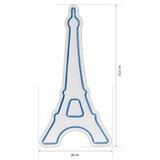 Wallity dekorativna led rasveta eiffel tower paris, 28x55.5cm, plava | ePonuda.com