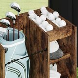 Golf ormar s kotačem Jednobojno Dimljeni hrast 65 x 45 x 98 cm | shoptok.hr