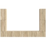  Set TV komoda 8 pcs Sonoma hrast Konstruirano drvo | shoptok.hr