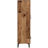 vidaXL Visoka deska Old Wood 70x31x115 cm Inženirski les | Shoptok.si