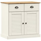  Komoda s ladicama VIGO 78x40x75 cm bijela od masivne borovine | shoptok.hr