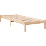  Dugi okvir kreveta bez madraca bijeli 90x220 cm od borovine | Eponuda.com