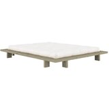 Karup Design Žajbljevo zelena zakonska postelja iz masivnega bora brez vzglavja z letvenim dnom 180x200 cm Japan – | Shoptok.si