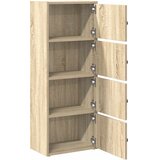  Regal za knjige boja hrasta 40x24x102 cm od konstruiranog drva | shoptok.hr