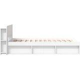  Okvir kreveta s pohranom Bijela 75 x 190 cm Konstruirano drvo | shoptok.hr