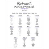  Tabla sedežni red TABSED 05 | Shoptok.si