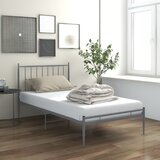  Za krevet sivi metalni 100 x 200 cm Cijene