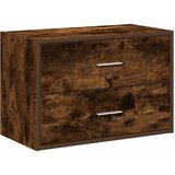  Ormarić s 2 ladice boja hrast 60x31x40 cm konstruirano drvo Smeđa | shoptok.hr