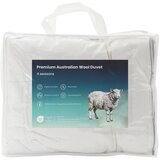  Set jastuka i popluna 3 kom. 220x240 cm 4 godišnja doba Vuna | shoptok.hr