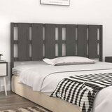  Uzglavlje za krevet sivo 185 5 x 4 x 100 cm od masivne borovine | shoptok.hr