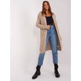 BADU Cardigan-BA-SW-8026.93P-dark beige | Shoptok.si