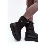 Boto Women's snow boots with thick sole black Lureta | shoptok.hr