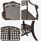  7-delni vrtni jedilni set iz bronastega lita aluminija, (22015499) | Shoptok.si