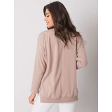 RUE PARIS Blouse-RV-BZ-7193.13P-dark beige | Shoptok.si