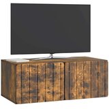 TV Omarica za TV, ki jo lahko montiraš na steno Dimljen hrast, (5000210559) | Shoptok.si
