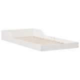 vidaXL krevetna konstrukcija bijela 80 x 200 cm masivna borovina | shoptok.hr