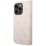 Guess Maska za telefon na preklop PC/ TPU 4G Metal Camera Outline Book za iPhone 14 Pro Max Pink Cene
