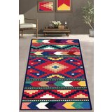  ordo - pamučni šareni tepih za hodnik (80 x 150) Cene
