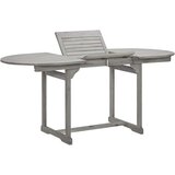  Vrtni blagovaonski stol (120-170) x 80 x 75 cm od drva bagrema | shoptok.hr