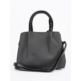 Shelvt Black medium handbag with a decorative scarf | shoptok.hr