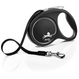 Flexi Povodac Black Design crni, 5 m - Veličina L: do 50 kg | shoptok.hr