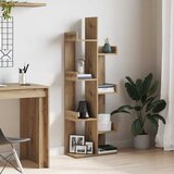 Ormarić za knjige umjetnički hrast 48x25,5x140 cm izrađeno drvo | Shoptok.si