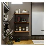 Hanah home pulalis - walnut walnut wall shelf | ePonuda.com