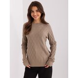 Wool Fashion Italia Sweater-AT-SW-2326.37X-dark beige | Shoptok.si