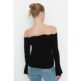 Trendyol Black Carmen Collar Knitwear Sweater | shoptok.hr