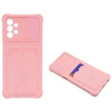 Chameleon Gumiran ovitek (TPUC) za Samsung Galaxy A32 5G A-Type Card, roza | Shoptok.si