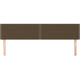  Uzglavlja tamnosmeđa 180x5x78/88 cm od tkanine | shoptok.hr