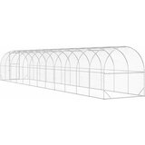  Kokošinjac Srebrna 1200 x 200 x 200 cm Pocinčani čelik | shoptok.hr