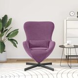 Jajolika fotelja Ljubičasta 63 x 73 x 90 cm Baršun | Shoptok.si