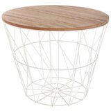 Atmosphera STO 38X30, 5CM MDF/CELIK BEO | ePonuda.com
