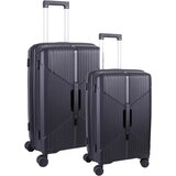  ancona, kofer, set 2 komada, pp, crna ( 110034 ) | ePonuda.com