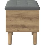  Klupa za odlaganje s jastučićem Hrast artisan 62 x 42 x 46 cm | shoptok.hr