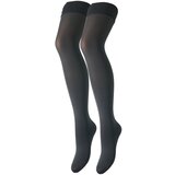 Trasparenze Najlonke / Samostoječe nogavice Autoreggente 70 Denari Miranda Siva | Shoptok.si