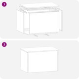  Vanjska kutija za spremanje Antracit 80 x 50,5 x 50 cm Čelik | shoptok.hr