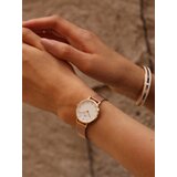 Daniel Wellington Analogni sat 'Petite Melrose RG White' rozo zlatna | shoptok.hr