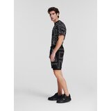 Karl Lagerfeld Hlače črna / bela | Shoptok.si